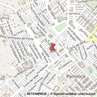 Mappa Via Sapienza, 30, 90047 Partinico, Palermo (Sicilia)