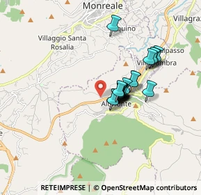 Mappa Via Foligno, 90030 Altofonte PA, Italia (1.2985)