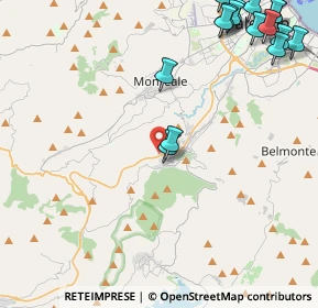 Mappa Via Foligno, 90030 Altofonte PA, Italia (7.3035)