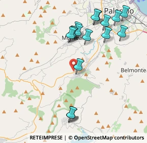 Mappa Via Foligno, 90030 Altofonte PA, Italia (4.97647)