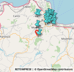 Mappa Via Foligno, 90030 Altofonte PA, Italia (8.001)