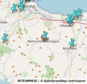 Mappa Via Karl Marx, 90031 Belmonte Mezzagno PA, Italia (7.685)
