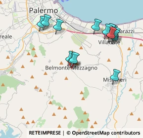 Mappa Via Karl Marx, 90031 Belmonte Mezzagno PA, Italia (4.49467)