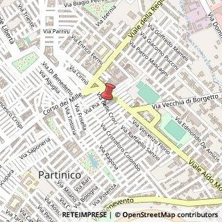 Mappa Via Mario, 17, 90047 Partinico, Palermo (Sicilia)