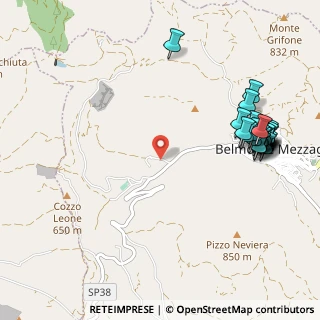 Mappa Belmonte Mezzagno, 90031 Belmonte Mezzagno PA, Italia (1.42)