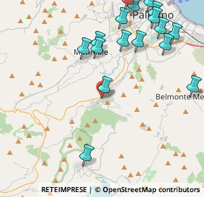 Mappa Viale della Rimembranza, 90030 Altofonte PA, Italia (6.213)