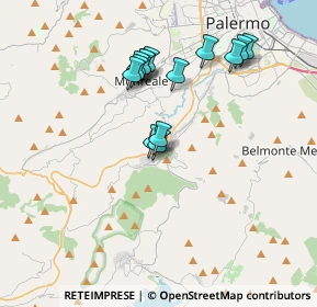 Mappa Viale della Rimembranza, 90030 Altofonte PA, Italia (3.72)