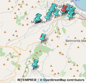 Mappa Viale della Rimembranza, 90030 Altofonte PA, Italia (5.5055)