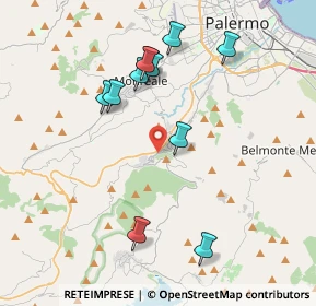 Mappa Viale della Rimembranza, 90030 Altofonte PA, Italia (4.29545)