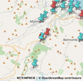 Mappa Viale della Rimembranza, 90030 Altofonte PA, Italia (7.0955)