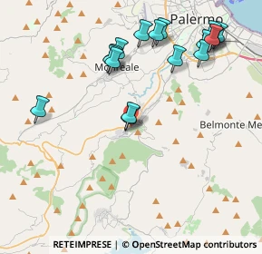 Mappa Viale della Rimembranza, 90030 Altofonte PA, Italia (4.98882)