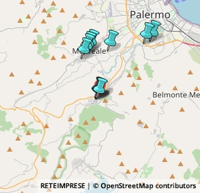 Mappa Viale della Rimembranza, 90030 Altofonte PA, Italia (3.04455)