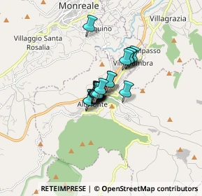 Mappa Viale della Rimembranza, 90030 Altofonte PA, Italia (0.828)