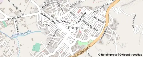 Mappa Borgetto