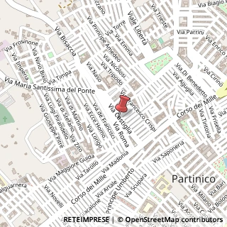 Mappa Via Castiglia, 69, 90047 Partinico, Palermo (Sicilia)