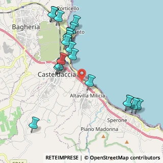 Mappa Strada Dagale Cavallaro, 90014 Casteldaccia PA, Italia (2.599)