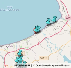 Mappa Via Monte Grappa, 90041 Balestrate PA, Italia (5.70737)