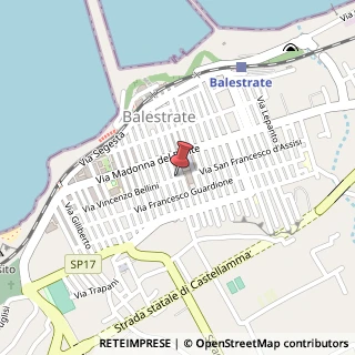 Mappa Via Giuseppe Mazzini, 46, 90041 Balestrate, Palermo (Sicilia)