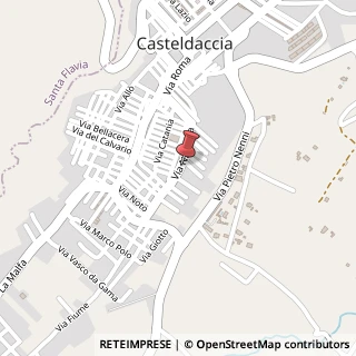 Mappa Via Naurra, 50, 90014 Casteldaccia, Palermo (Sicilia)