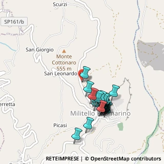 Mappa Contrada Bisanò, 98076 Sant'Agata di Militello ME, Italia (0.5)