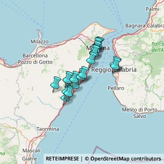Mappa Via Nazionale, 98029 Messina ME, Italia (10.7075)