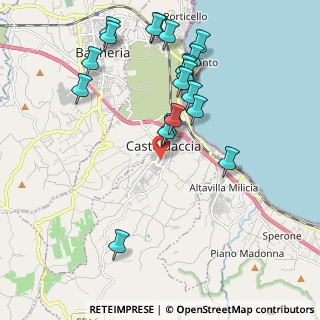Mappa Via Zara, 90014 Casteldaccia PA, Italia (2.4185)