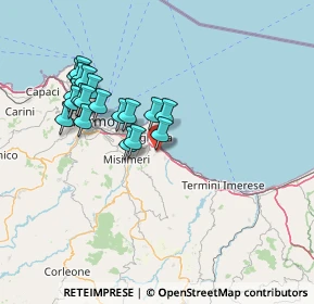 Mappa Via Comiso, 90014 Casteldaccia PA, Italia (14.85895)
