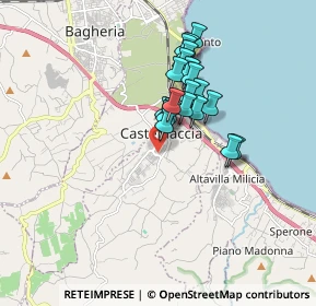 Mappa Via Comiso, 90014 Casteldaccia PA, Italia (1.507)