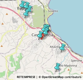 Mappa Via Comiso, 90014 Casteldaccia PA, Italia (2.03364)