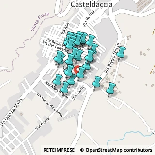 Mappa Via Comiso, 90014 Casteldaccia PA, Italia (0.16786)