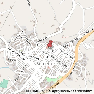 Mappa Via Municipio, 12, 90042 Borgetto, Palermo (Sicilia)