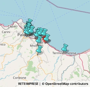 Mappa VIA GIOVANNI, 90014 Casteldaccia PA, Italia (12.2285)