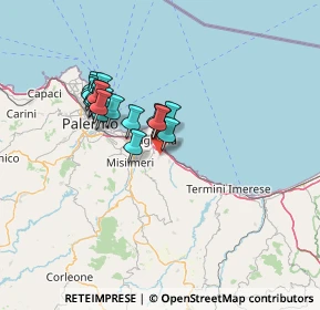 Mappa VIA GIOVANNI, 90014 Casteldaccia PA, Italia (12.4115)