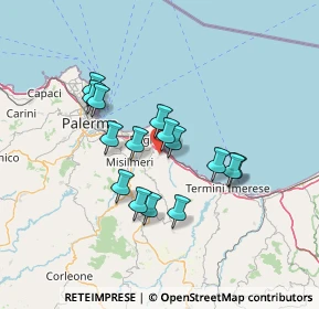 Mappa VIA GIOVANNI, 90014 Casteldaccia PA, Italia (12.49667)