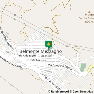 Mappa Via John Kennedy, 18, 90031 Belmonte Mezzagno, Palermo (Sicilia)