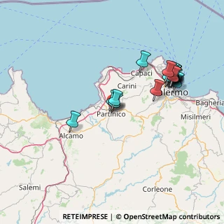 Mappa Via Arrigo Boito, 90047 Partinico PA, Italia (17.5)