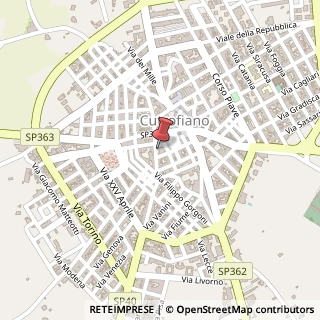 Mappa Via Umberto I, 33, 73020 Cutrofiano, Lecce (Puglia)