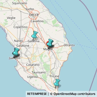 Mappa Via Sante Cezza, 73024 Maglie LE, Italia (27.07091)