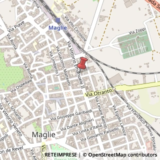 Mappa Via Vittorio Emanuele, 63, 73024 Maglie, Lecce (Puglia)