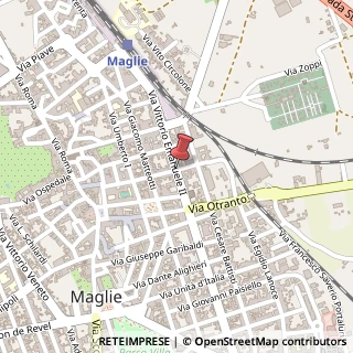 Mappa Via Francesca Capece, 15, 73024 Maglie, Lecce (Puglia)