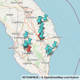 Mappa Via Orfanotrofio, 73024 Maglie LE, Italia (12.2675)