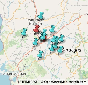 Mappa Localita' Auru' snc, 09074 Ghilarza OR, Italia (8.8175)