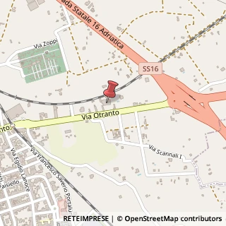 Mappa Contrada Otranto, 11, 73024 Maglie, Lecce (Puglia)