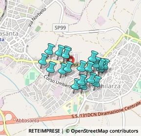 Mappa Via Santa Lucia, 09074 Ghilarza OR, Italia (0.3275)