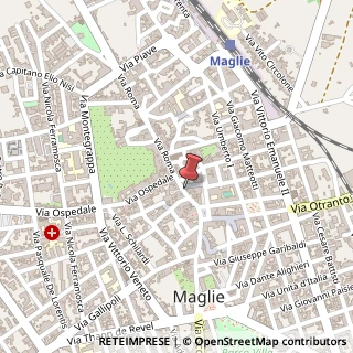 Mappa Via Roma, 26, 73024 Maglie, Lecce (Puglia)