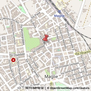 Mappa Via Roma, 29, 73024 Maglie, Lecce (Puglia)