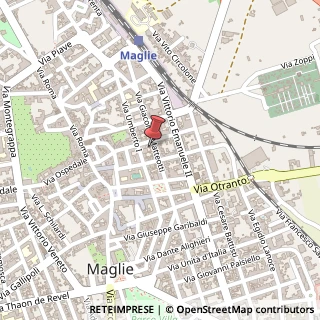 Mappa Via Giacomo Matteotti, 59, 73024 Maglie, Lecce (Puglia)