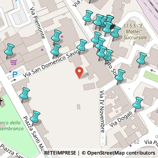 Mappa Via S. Domenico Savio, 73024 Maglie LE, Italia (0.09167)