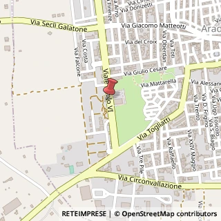 Mappa Via Paolo VI, 58, 73040 Aradeo, Lecce (Puglia)