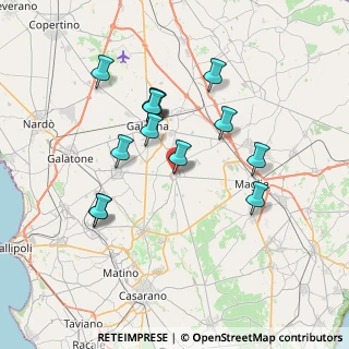 Mappa Piazza Municipio, 73020 Cutrofiano LE, Italia (7.23357)